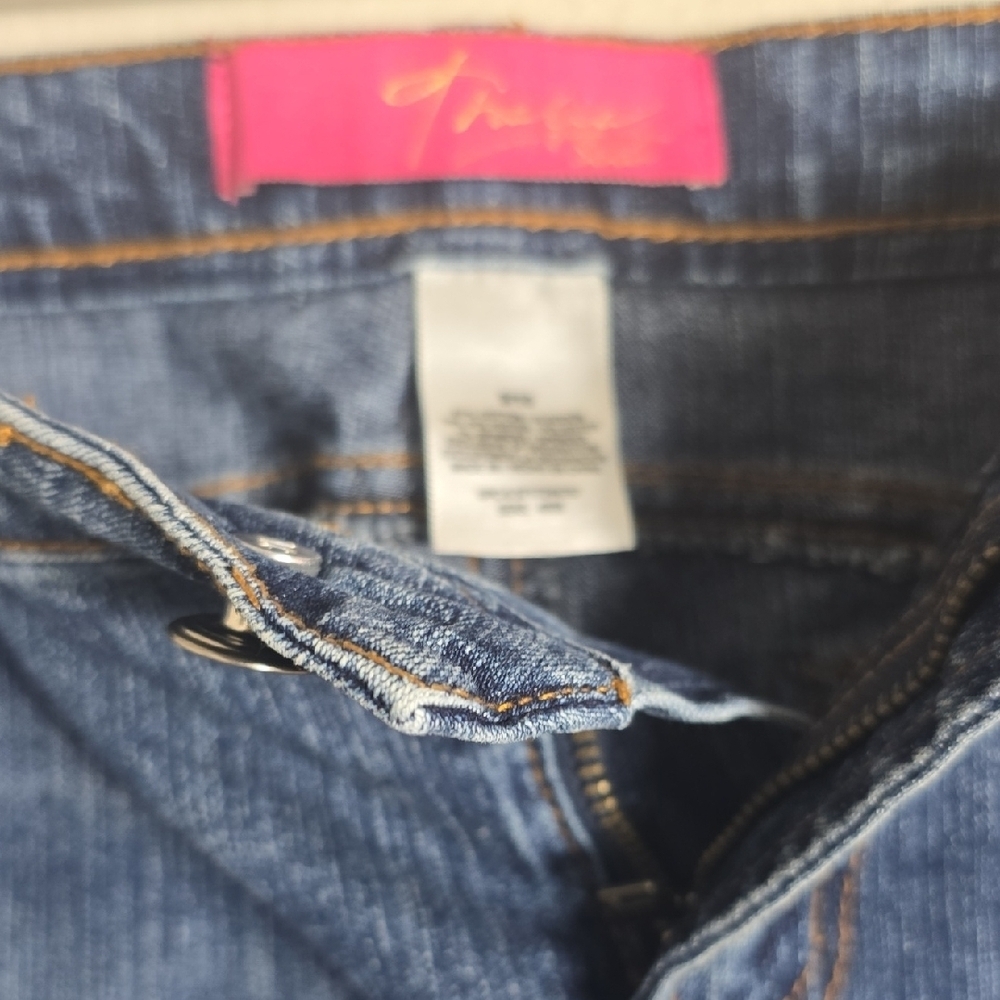 Talia Blue Mini  Denim Pencil Skirt for Work - Picture 3 of 5